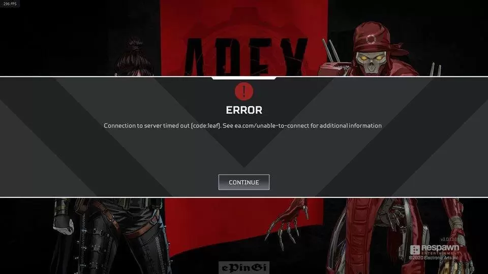 How to fix Apex Legends error code leaf