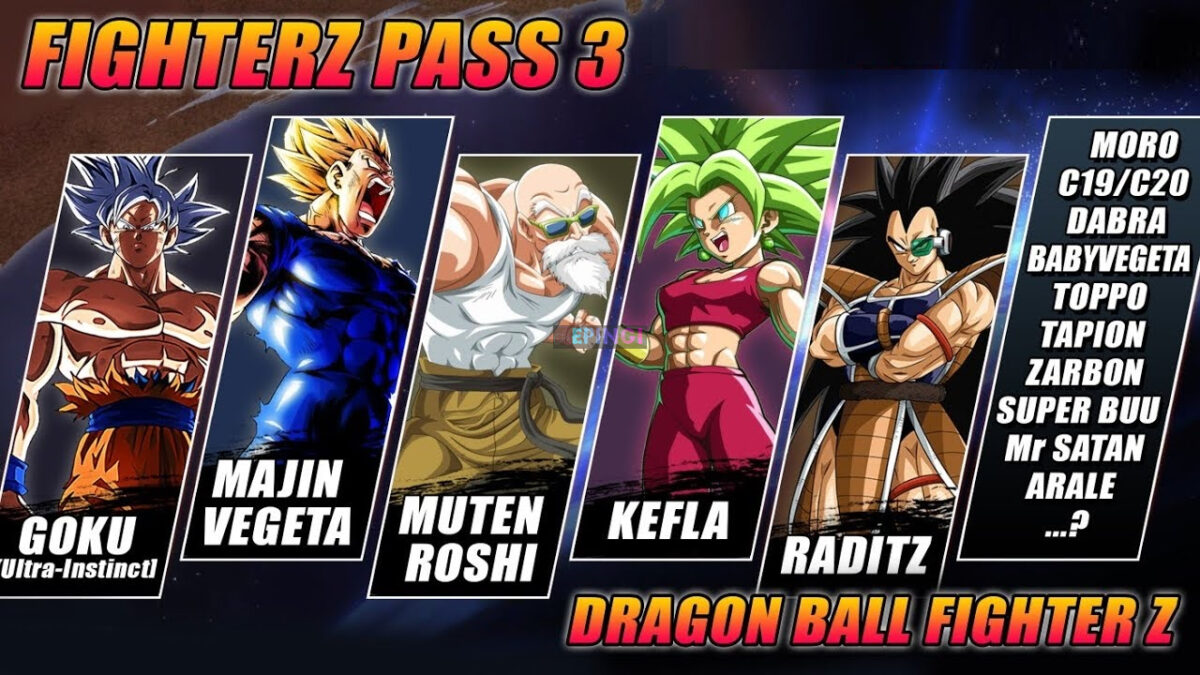 Dragon Ball FighterZ Pass 3 Full Version  Game