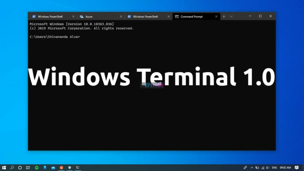 get new windows terminal