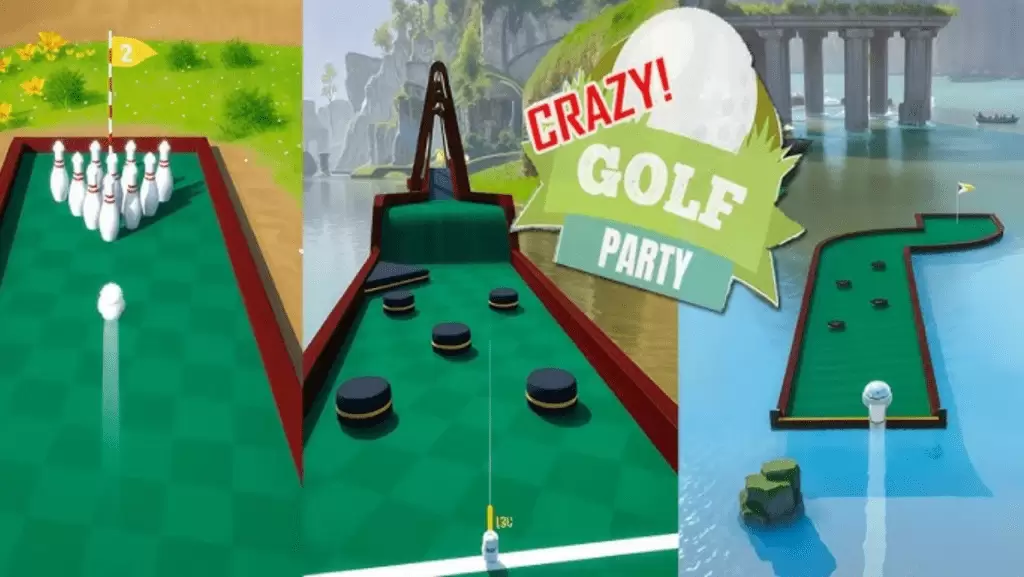 Crazy Golf Party