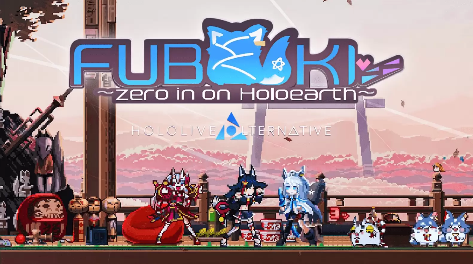 FUBUKI zero in on Holoearth HOLOLIVE ALTERNATIVE v1.00