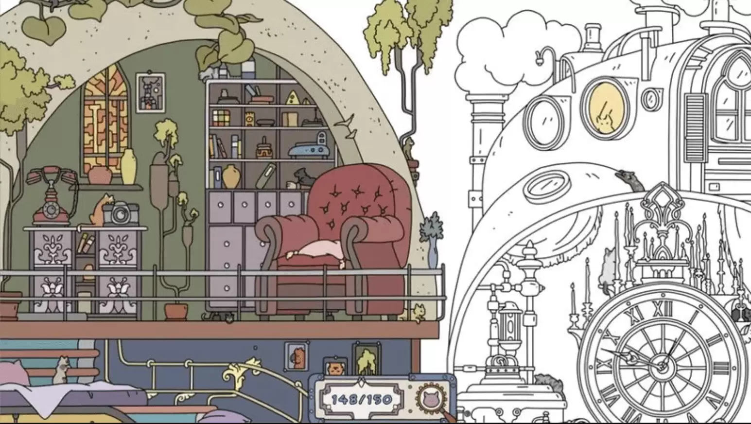 HIDDEN CATS 3 Steampunk