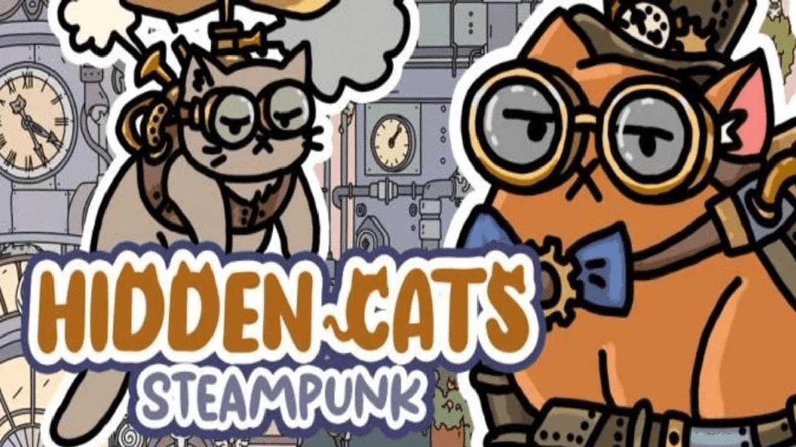 HIDDEN CATS 3 Steampunk